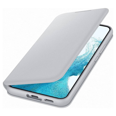 Samsung LED View Cover etui pokrowiec z wyświetlaczem LED Samsung Galaxy S22+ (S22 Plus) jasnoszary (EF-NS906PJEGEE)