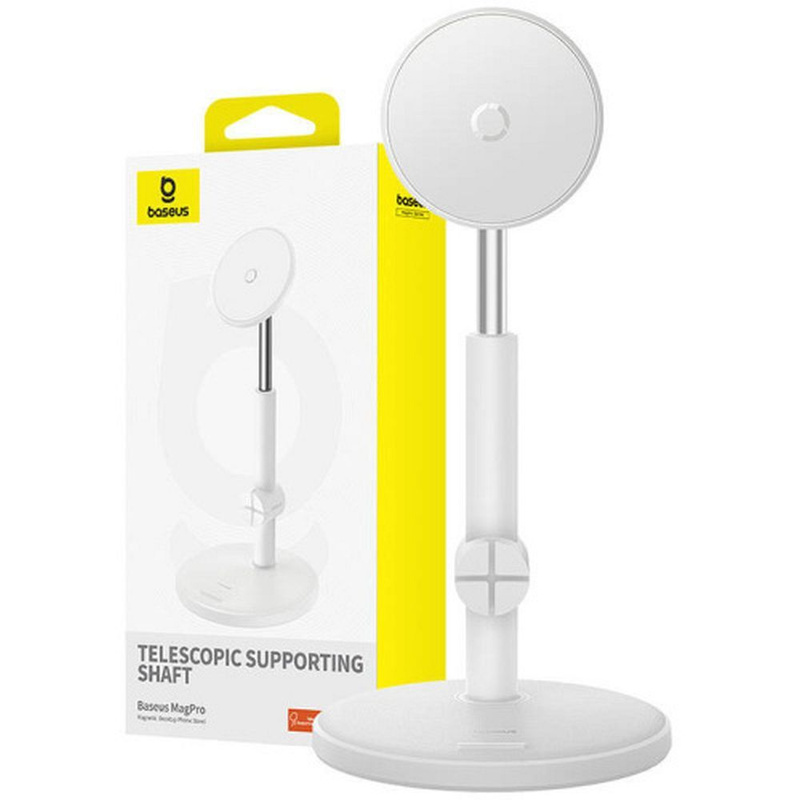 Baseus MagPro magnetischer Standhalter für das Telefon – weiß