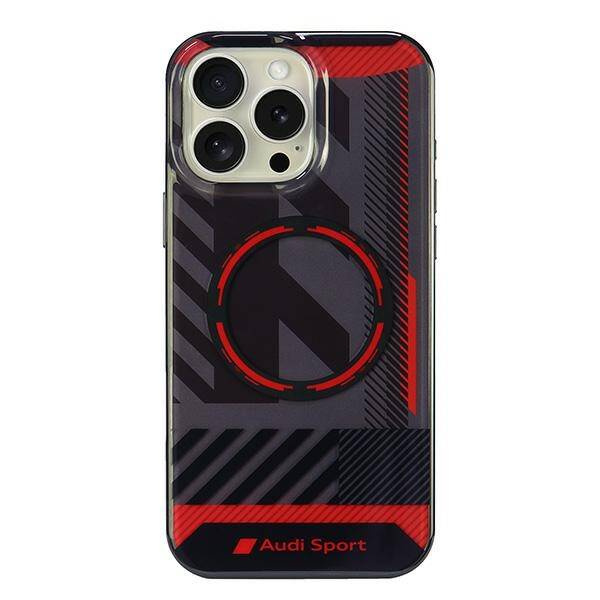 Audi nakładka IML Sport MagSafe do iPhone 16 Pro 6.3" czarna