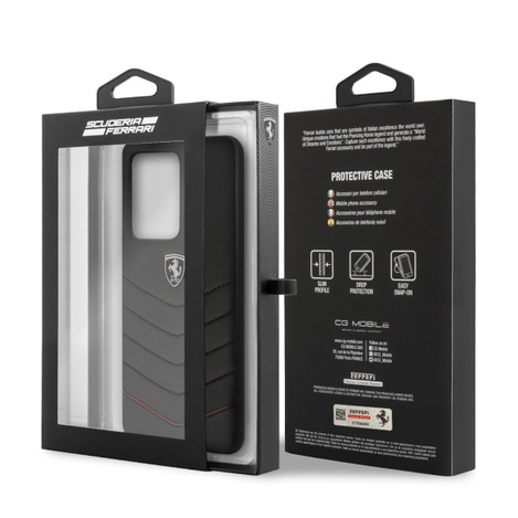 Ferrari Hardcase FEHQUHCS69BK S20 Ultra G988 czarny/black Heritage