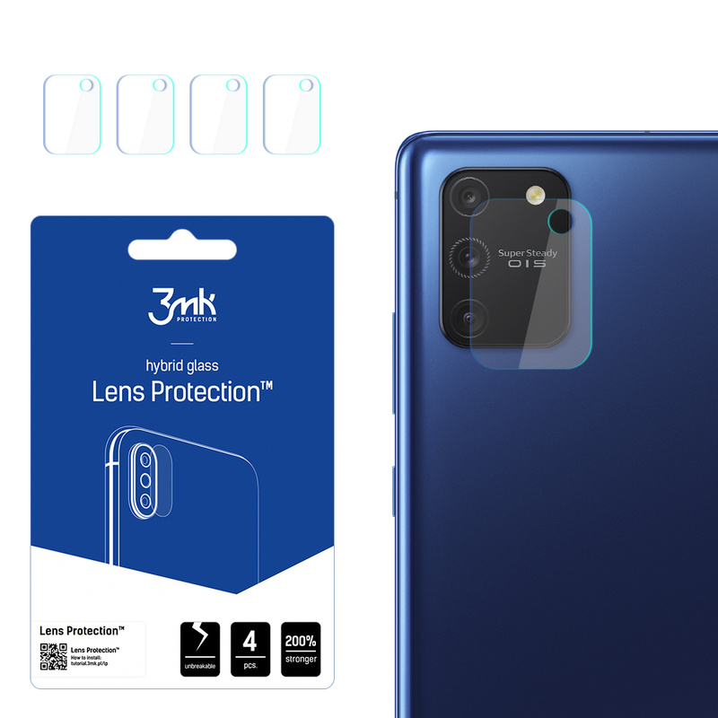 Szkło na aparat SAMSUNG GALAXY S10 LITE obiektyw 3MK Flexible Glass Lens