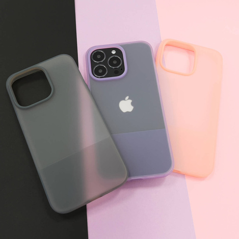 Kingxbar Plain Series Hülle für iPhone 13 Pro Max Silikonhülle Pink