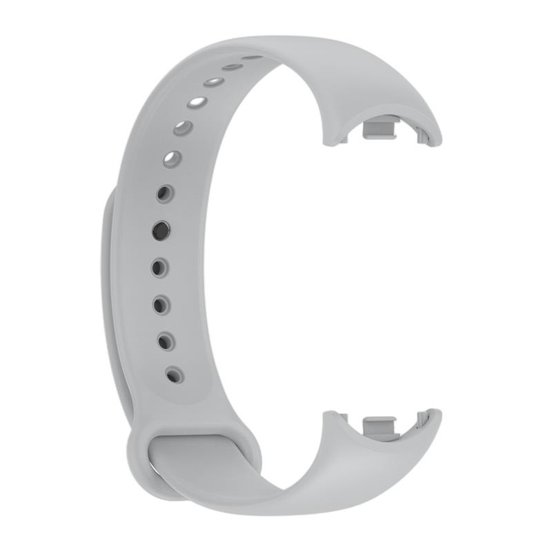 Pasek Silikonowy Mi Band 8 / M8 (7), GRAY / SZARY
