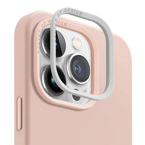 Uniq Lino Hue iPhone 15 Pro 6.1&quot; case Magclick Charging pink/blush pink