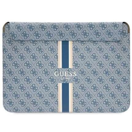 Tasche LAPTOP 16" Guess Sleeve 4G Printed Stripes (GUCS16P4RPSB) blau