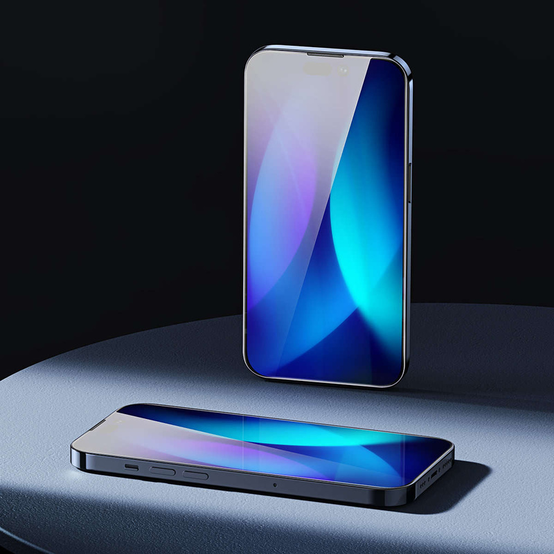 Baseus Privacy Tempered Glass for iPhone 14 Pro Full Screen 0.4mm Privacy Filter Anti Spy + Mounting Kit