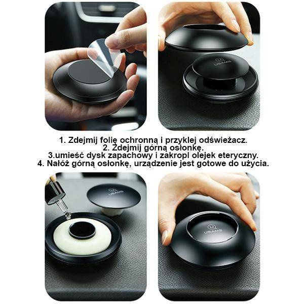 USAMS Odświeżacz powietrza zielony/green ZB180XX03 (US-ZB180)