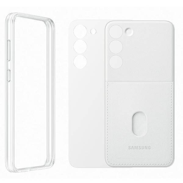 Samsung Frame Cover etui Samsung Galaxy S23+ pokrowiec z wymiennymi pleckami białe (EF-MS916CWEGWW)