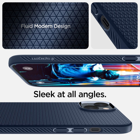 Spigen LIQUID AIR IPHONE 14 PLUS MARINEBLAU