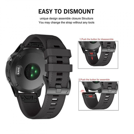 TECH-PROTECT SMOOTH GARMIN FENIX 5/6/6 PRO BLACK