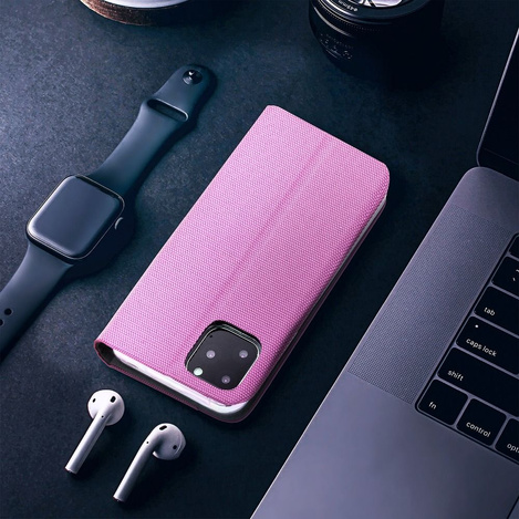 Kabura SENSITIVE Book do IPHONE 7 / 8 / SE 2020 / SE 2022 różowy