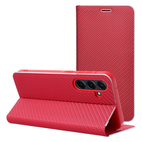 Kabura LUNA Book Carbon do XIAOMI Redmi NOTE 13 4G czerwony
