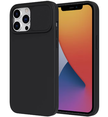 Etui do Samsung A33 5G Silicone Case z osłoną na aparat czarne