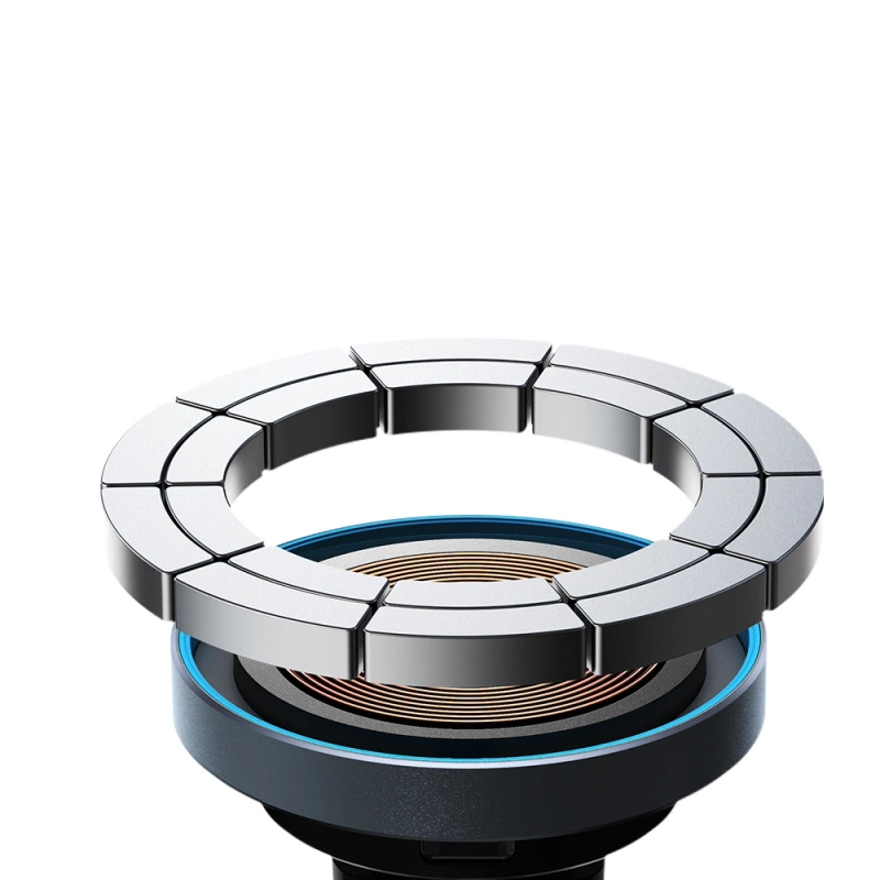 Joyroom magnetische Autohalterung 15W kabelloses Ladegerät für Lüftungsschlitze schwarz (JR-ZS240)