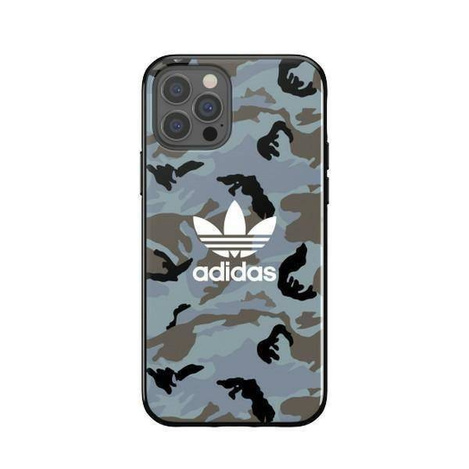 Original Handyhülle IPHONE 12 / 12 PRO Adidas OR Snap Case Camo blau