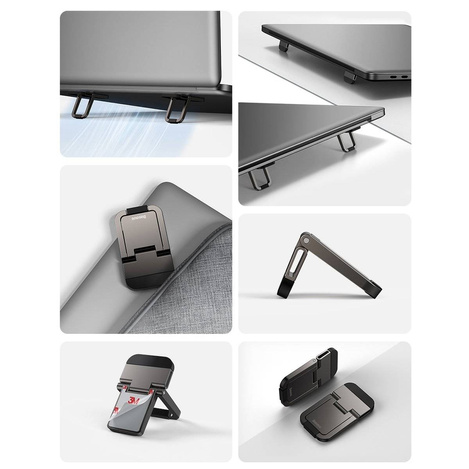 Baseus universal-Laptop-Füße (2 Stück) silber (LUZC000012)