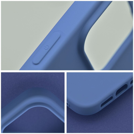 Futerał SILICONE do IPHONE 15 PLUS niebieski