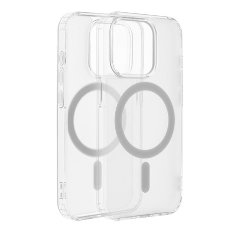 Futerał FROST MAG COVER kompatybilny z MagSafe do IPHONE 15 Pro transparentny