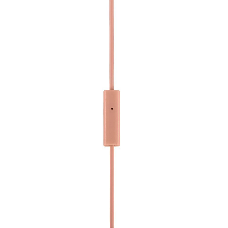 THOMSON słuchawki przewodowe Jack 3,5 mm z mikrofonem EAR3008 jasno różowe