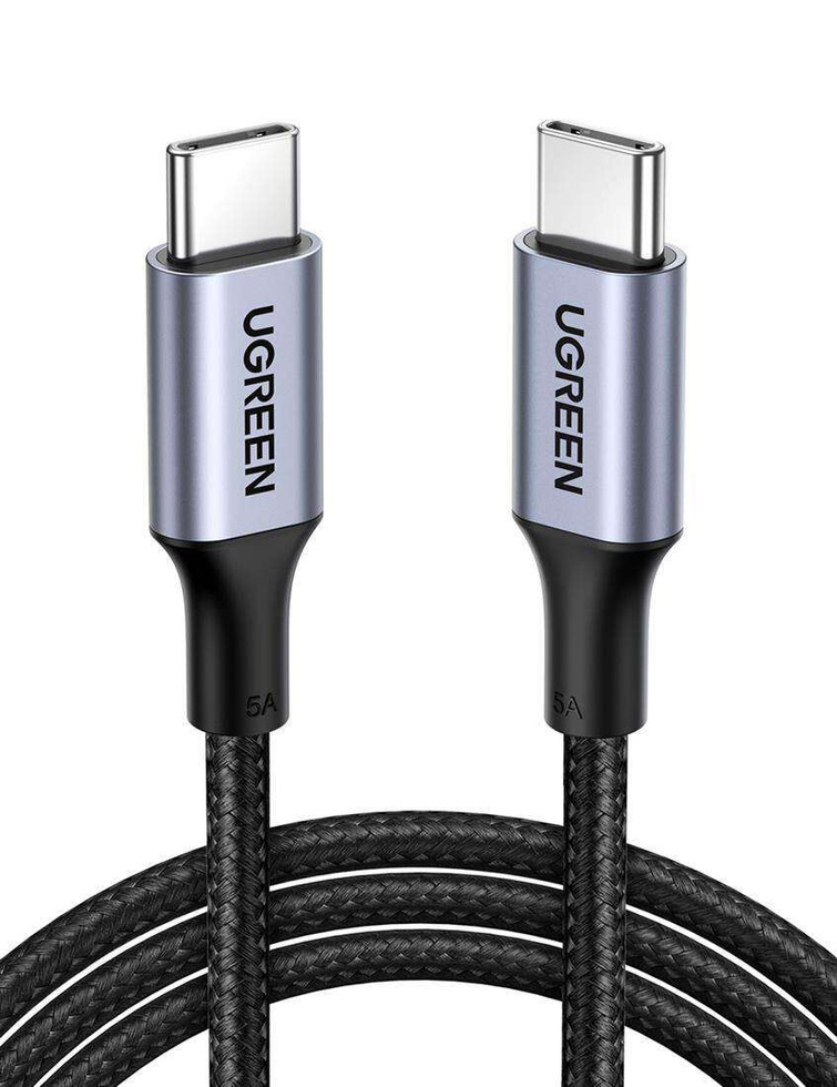 Kabel USB-C do USB-C UGREEN US316, 100W, 2m (czarny)