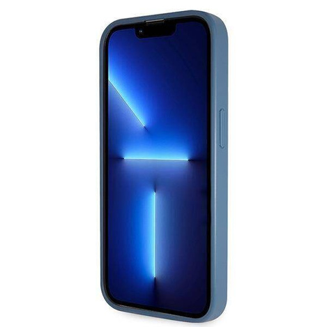 Original Case APPLE IPHONE 15 PRO Guess Hardcase Crossbody 4G Metal Logo (GUHCP15LP4TDSCPB) blue
