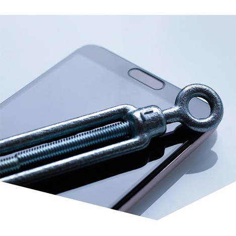 3MK FlexibleGlass Max iPhone 16 Pro czarny/black, Szkło Hybrydowe z wzmocnionymi krawędziami