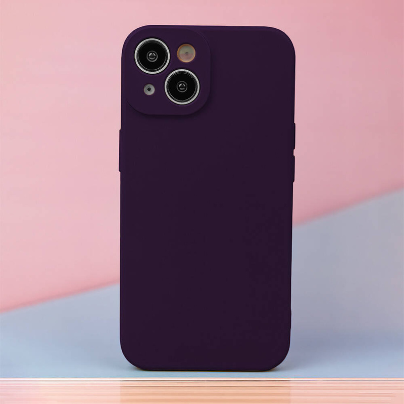 Nakładka Silicon do iPhone 16 6,1&quot; śliwkowa