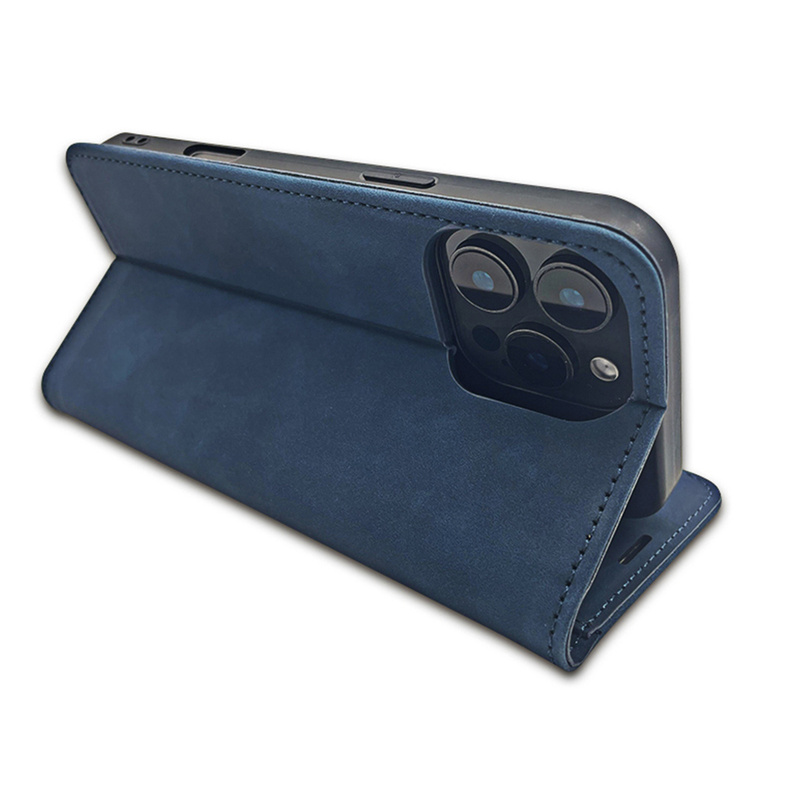 Etui Smart Suede do iPhone 7 / 8 / SE 2020 / SE 2022 granatowe