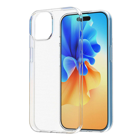 iPhone 15-Hülle aus der Ultra Clear-Serie in transparenter Farbe