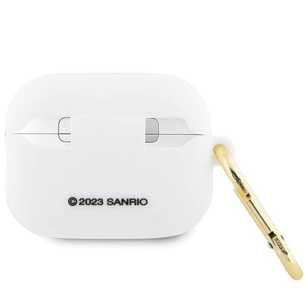 Hello Kitty Silikon 3D Kitty Head Hülle für AirPods Pro 2 (2022/2023) – weiß