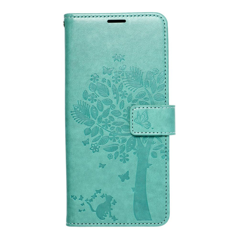 Kabura MEZZO Book do SAMSUNG A14 4G / A14 5G  drzewo zielony