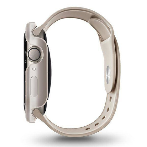 UNIQ etui Valencia Apple Watch Series 4/5/6/7/SE 45/44mm. starlight