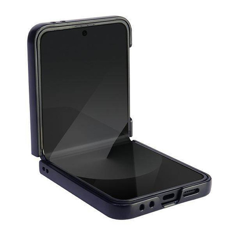 Original Handyhülle SAMSUNG GALAXY Z FLIP 6 Audi Synthetic Leather (AU-TPUPCFlip6-Q5/D1-BK) schwarz