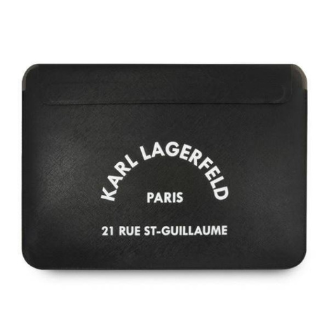 Original Handyhülle LAPTOP 13" Karl Lagerfeld Sleeve Saffiano Rsg (KLCS133RSGSFBK) schwarz