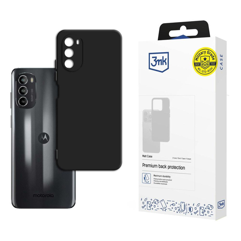 Motorola Moto G82 5G - 3mk Matt Case black