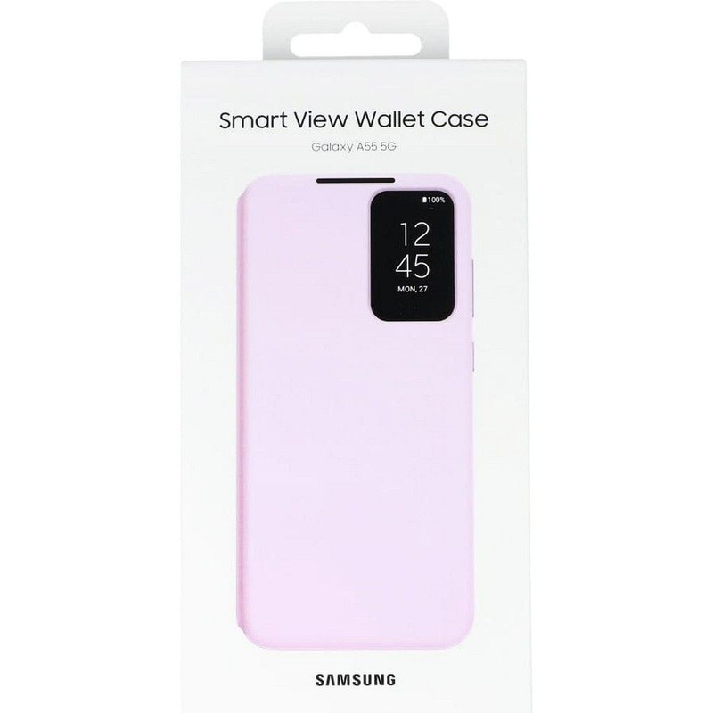 Etui Samsung EF-ZA556CVEGWW A55 5G A556 lawenda/lavender Smart View Wallet Case