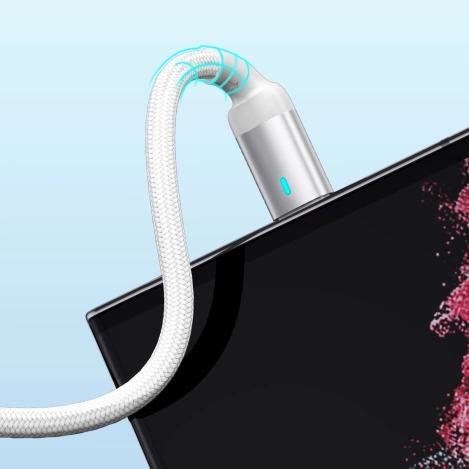 Joyroom USB cable - micro USB 2.4A for fast charging and data transfer 2 m white (S-UM018A10)