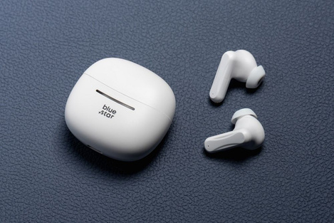 BLUE STAR słuchawki bezprzewodowe bluetooth TWS BK44 białe