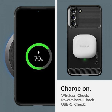 Case SAMSUNG GALAXY S22 Spigen Rugged Armor Matte black