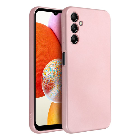 Futerał METALLIC do SAMSUNG A14 5G / A14 4G różowy