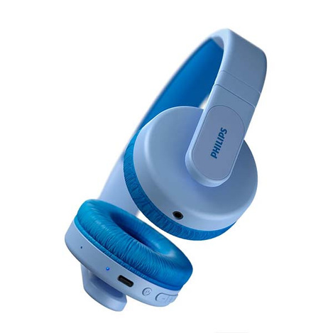 SŁUCHAWKI NAUSZNE BEZPRZEWODOWE BLUETOOTH DLA DZIECI PHILIPS NIEBIESKIE TAK4206BL/00