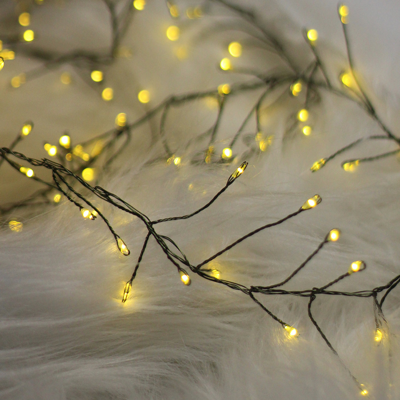 Łańcuch GAŁĄZKA zielony CLF-01 600LED żółte 6m Forever Light