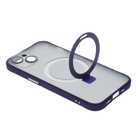 Nakładka Mag Ring do iPhone 15 Pro Max 6,7" fioletowy
