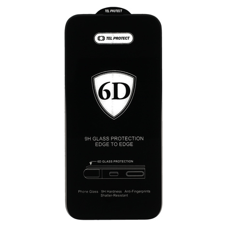 Hartowane szkło Full Glue 6D do MOTOROLA MOTO G84 5G CZARNE