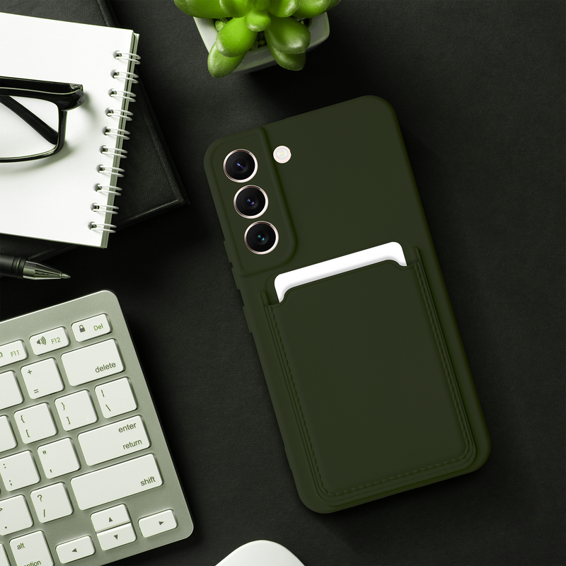 Futerał CARD CASE do SAMSUNG A25 5G zielony