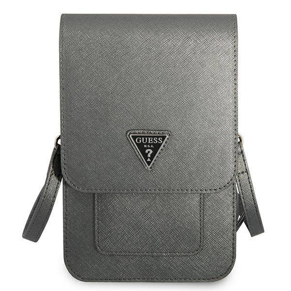 Sack Guess Saffiano Triangle (GUWBSATMGR) grau