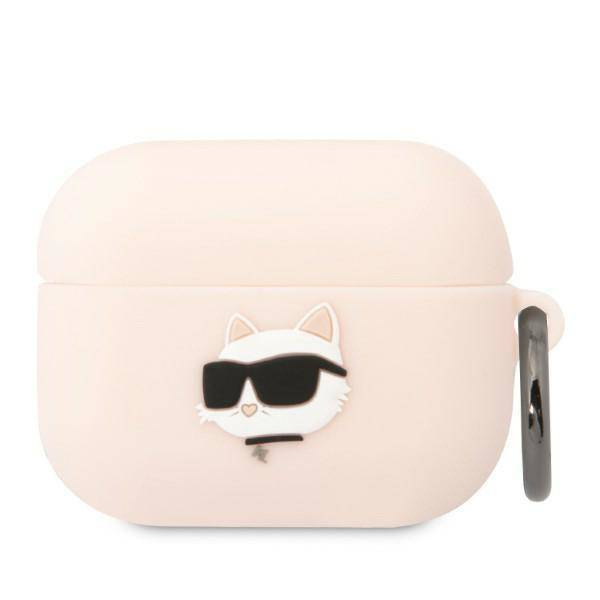 Karl Lagerfeld Silicone NFT Choupette Head 3D - Etui AirPods Pro (różowy)