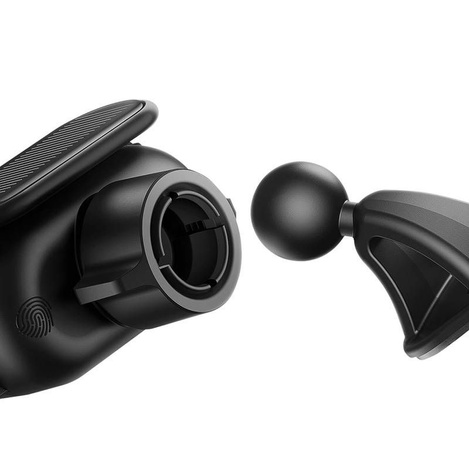 UCHWYT SAM BASEUS STEEL CANNON PRO Z ŁAD SOLARNĄ ELEKTRYCZNY CZARNY/BLACK