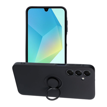 Futerał SILICONE RING do SAMSUNG A16 5G / A16 4G czarny