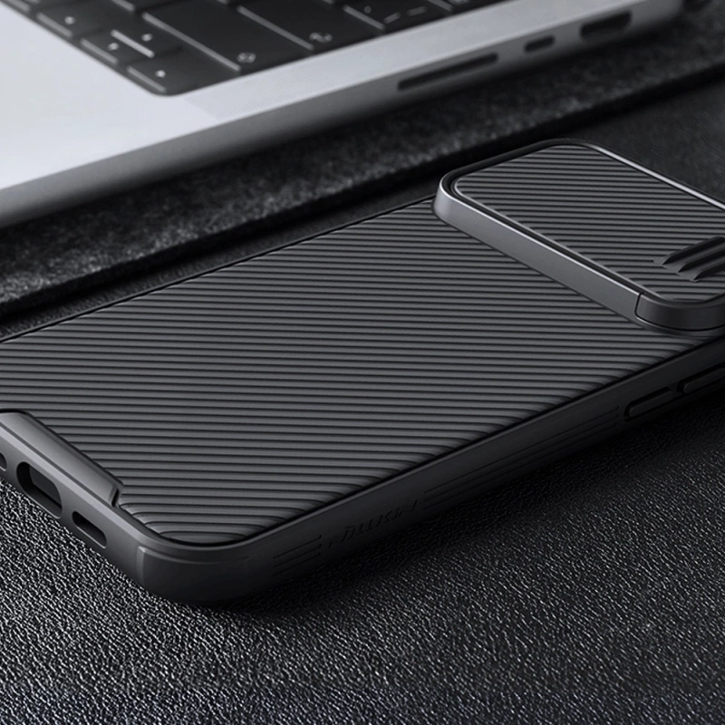 Nillkin CamShield S Case iPhone 14 Pro Max Armored Cover Camera Protector Black